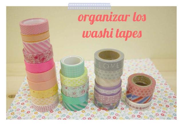 Dos maneras de guardar los washi tapes