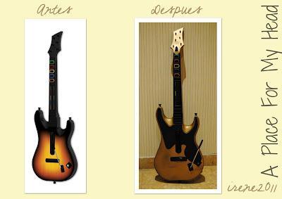 Redecorando una guitarra
