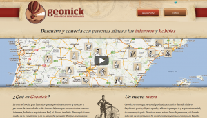Nace Geonick.com, el buscador de afinidades