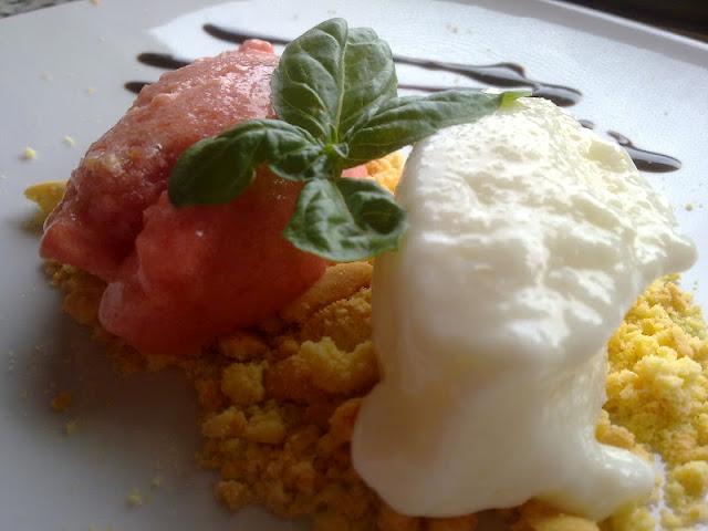 Helado con horchata de Valencia