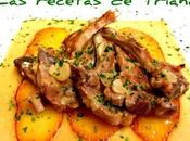 Chuletillas cordero lechal ajillo