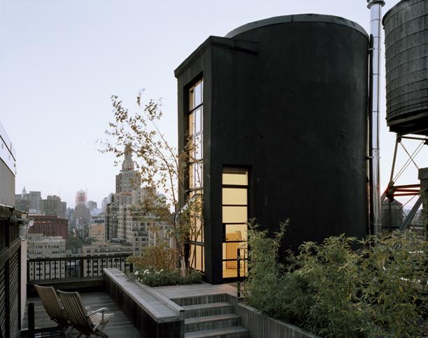 Messana-O'Rorke-Tank-House-New-York-water-tank-urban-tree-house