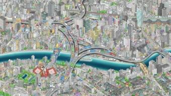 The Tokyo Skytree :: ilustración animada de Tokyo