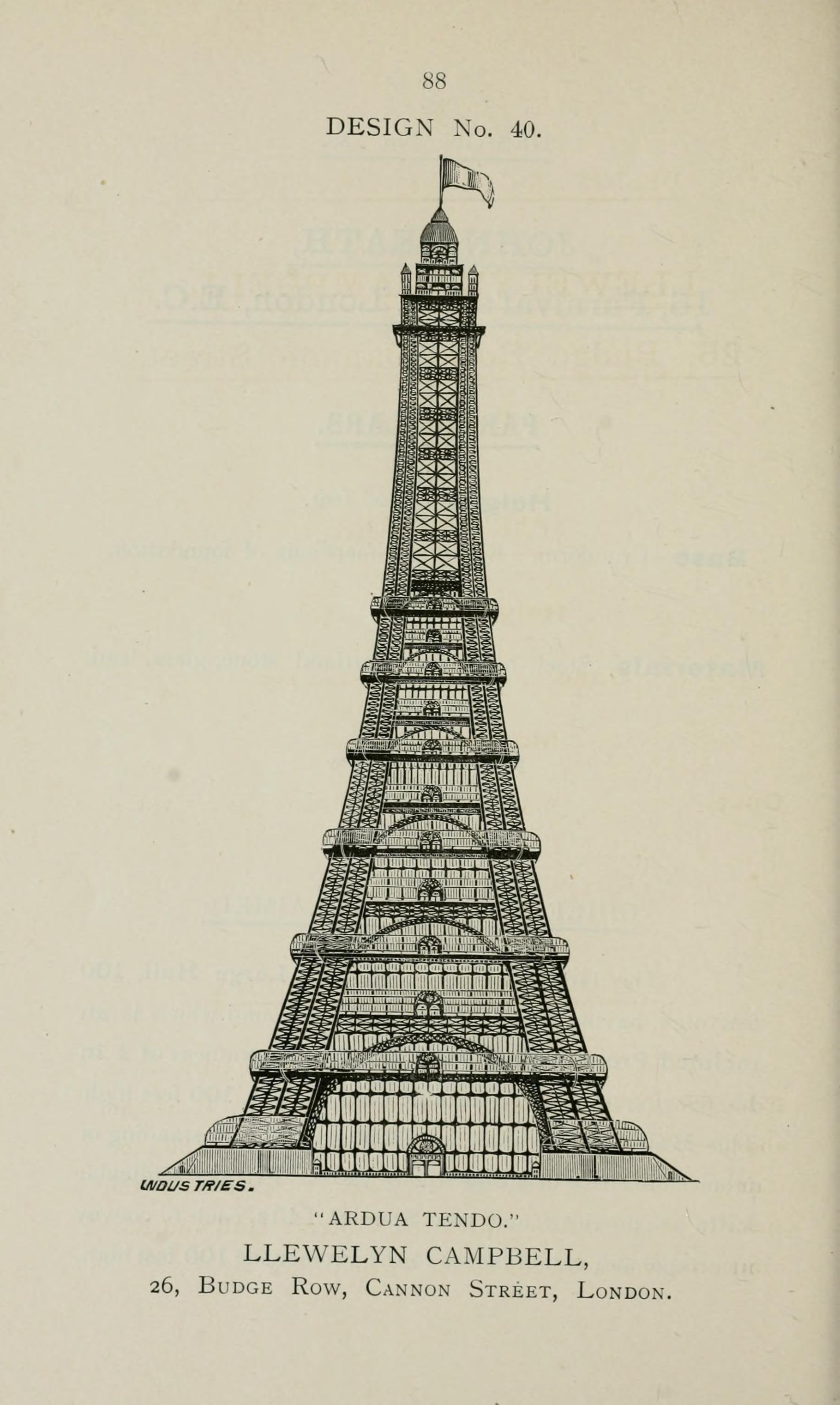 Diseños para la Gran torre de Londres