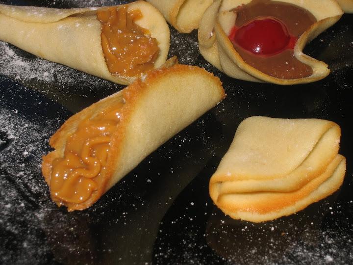 Galletas de la suerte y masa crocante