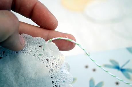 DIY Casa - Lavanda doilies  paper bag