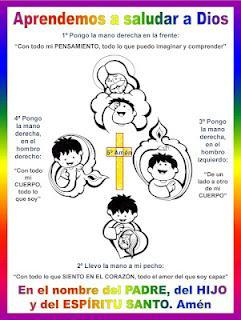 APRENDEMOS A SALUDAR A DIOS - LA SEÑAL DE LA CRUZ