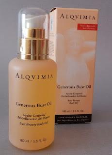 El Aceite Corporal Embellecedor del Busto “Generous Bust Oil” de ALQVIMIA