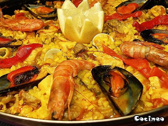 Paella de marisco