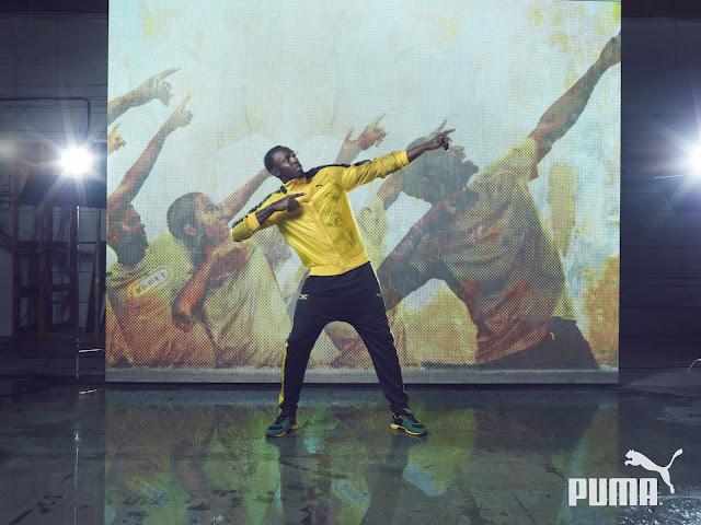 Usain Bolt, posa para Puma