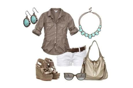 look en marrón para el verano