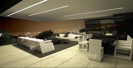 A-cero Projects Infografías nocturnas de la propuesta de A-cero en el Líbano