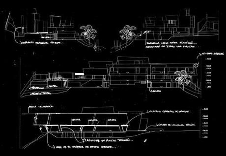 A-cero Projects Infografías nocturnas de la propuesta de A-cero en el Líbano