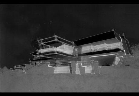 A-cero Projects Infografías nocturnas de la propuesta de A-cero en el Líbano