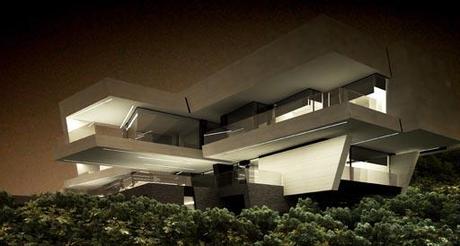 A-cero Projects Infografías nocturnas de la propuesta de A-cero en el Líbano