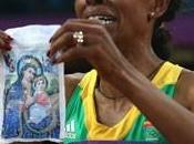 Virgen maría "cruzó meta" atleta ganó londres 2012