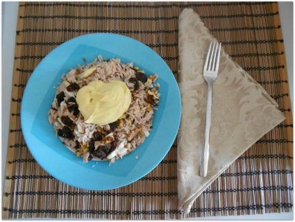 Ensalada de arroz al curry