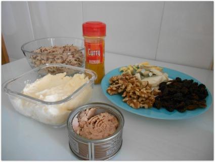 Ensalada de arroz al curry