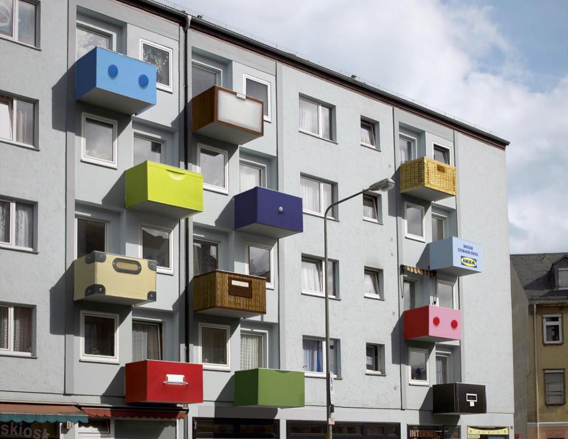 20 anuncios creativos a lo grande en edificios