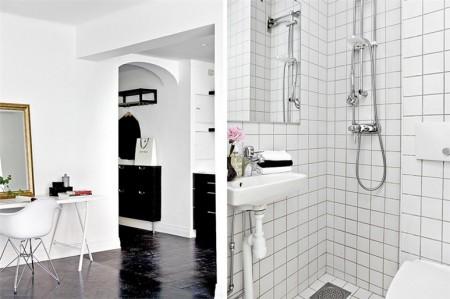 sillas eames decoración muebles de diseño decoración mecedora blanca eames decoración lámparas de diseño fotos pisos suecos estilo nórdico diseño de interiores decorar casas decoración pisos pequeños decoración escandinava decoración en blanco y negro decoración de interiores deco blog cocinas negras cocinas modernas cocinas en blanco y negro blog interiores blog decoración sueca blog decoración nórdica blog de interiorismo 