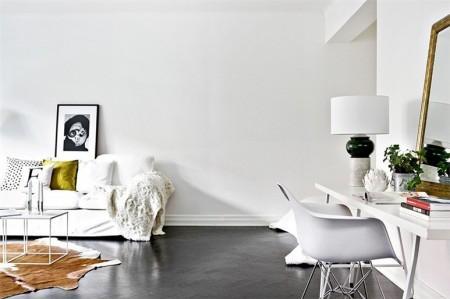 sillas eames decoración muebles de diseño decoración mecedora blanca eames decoración lámparas de diseño fotos pisos suecos estilo nórdico diseño de interiores decorar casas decoración pisos pequeños decoración escandinava decoración en blanco y negro decoración de interiores deco blog cocinas negras cocinas modernas cocinas en blanco y negro blog interiores blog decoración sueca blog decoración nórdica blog de interiorismo 