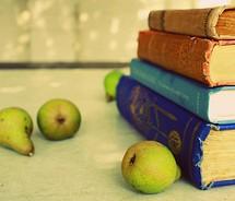Libros y... fruta