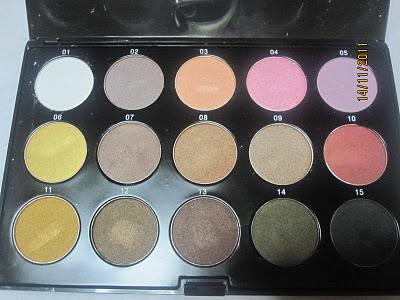 Paleta 15 sombras MAYCHÈÈR
