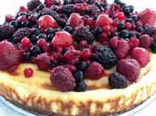 Tarta Leche Merengada Frutas bosque