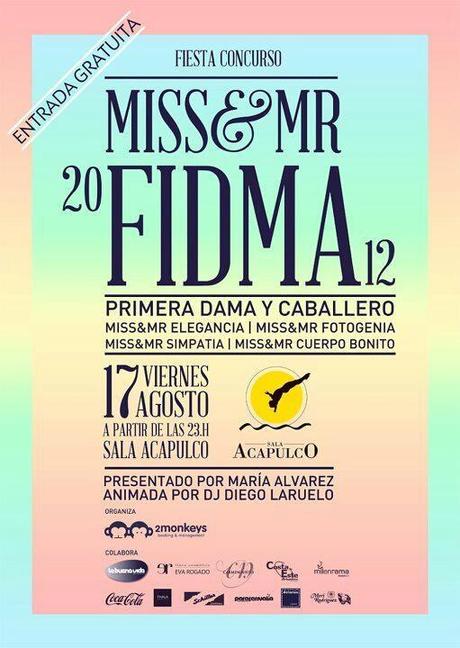 MISS y MR FIDMA 2012