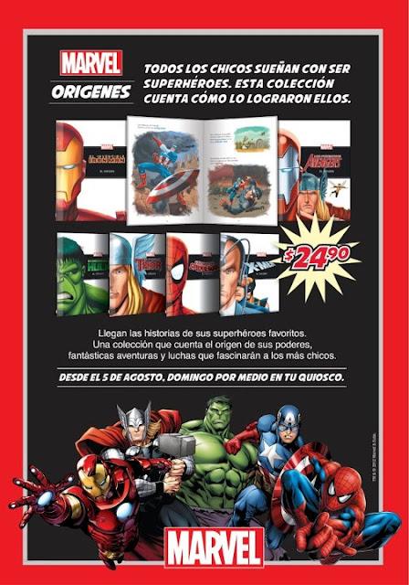 MARVEL ORIGENES: Colección de libros ilustrados en los kioscos