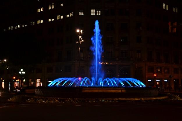 Fuente en el Passeig de Gracia
