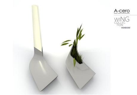A-cero Projects Os presentamos nueva barra, lámpara y macetero para la colección Wing de VONDOM, diseñados por A-cero