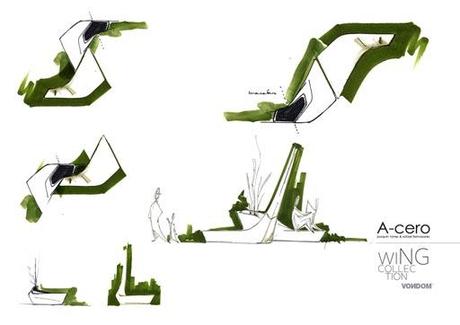 A-cero Projects Os presentamos nueva barra, lámpara y macetero para la colección Wing de VONDOM, diseñados por A-cero