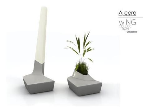 A-cero Projects Os presentamos nueva barra, lámpara y macetero para la colección Wing de VONDOM, diseñados por A-cero