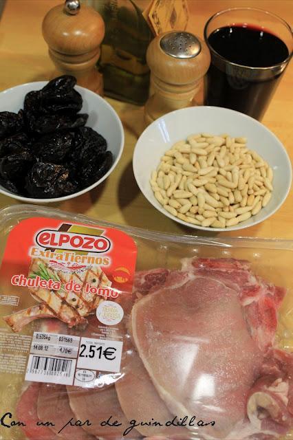 Chuletas de lomo al Oporto