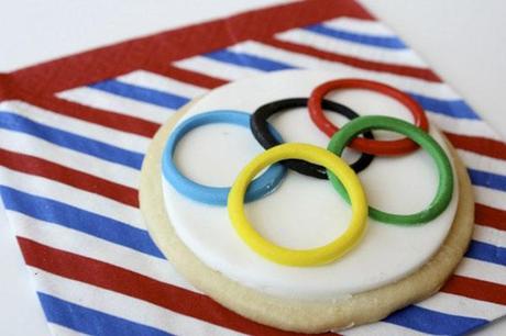 galleta de mantequilla decorada de colores