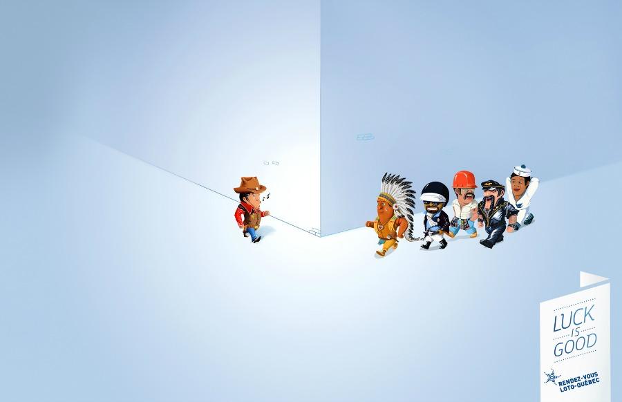 La suerte te espera a la vuelta de la esquina, campaña de Loto-Quebec