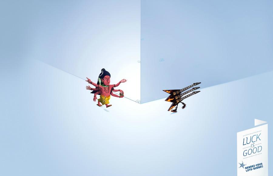 La suerte te espera a la vuelta de la esquina, campaña de Loto-Quebec