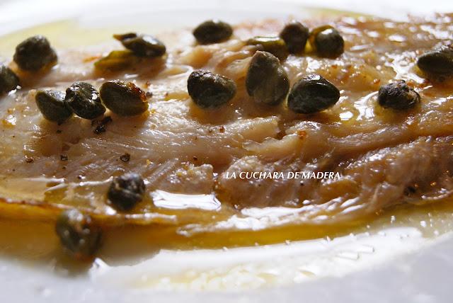 LENGUADO AL HORNO CON ALCAPARRAS