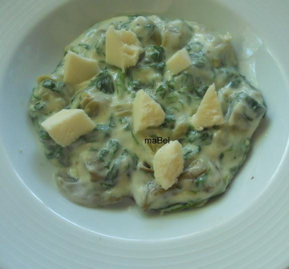 Formaggio de espinacas y alcachofas (tipo Italianni´s)