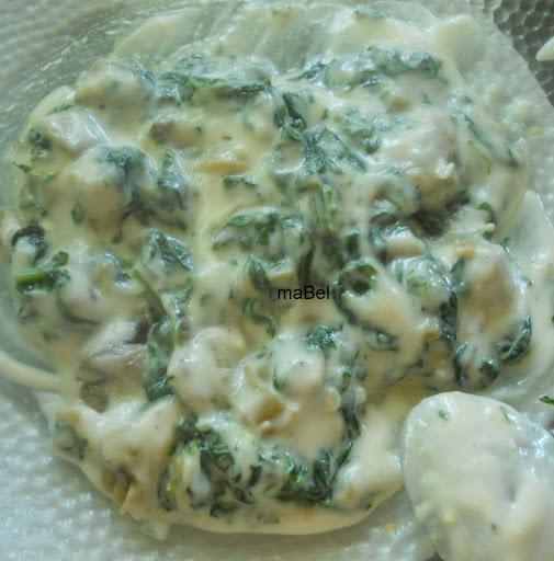 Formaggio de espinacas y alcachofas (tipo Italianni´s)