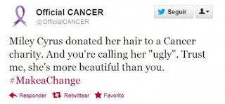 Noticia - Miley Cyrus donó su cabello a fundación contra el cáncer