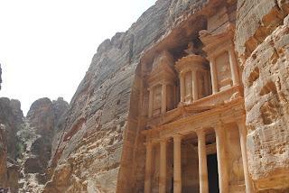 Fachada de El Tesoro, Petra, Jordania