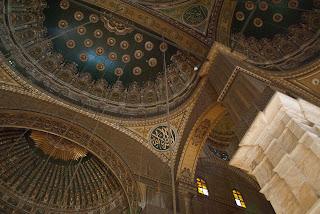 Interior de la mezquita de Alabastro, El Cairo