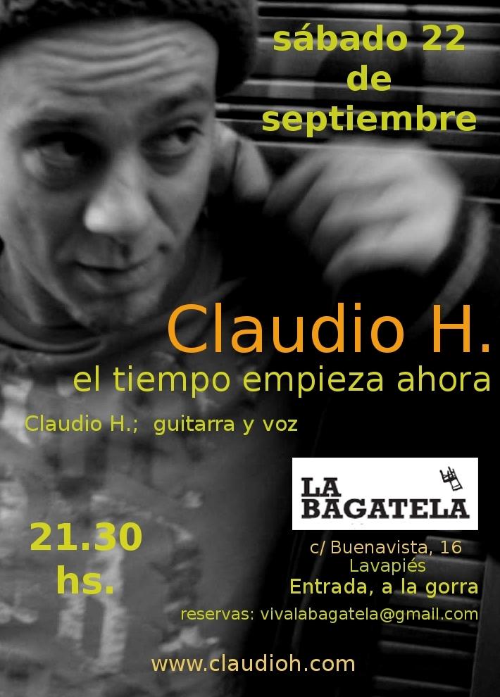 Claudio H en concierto