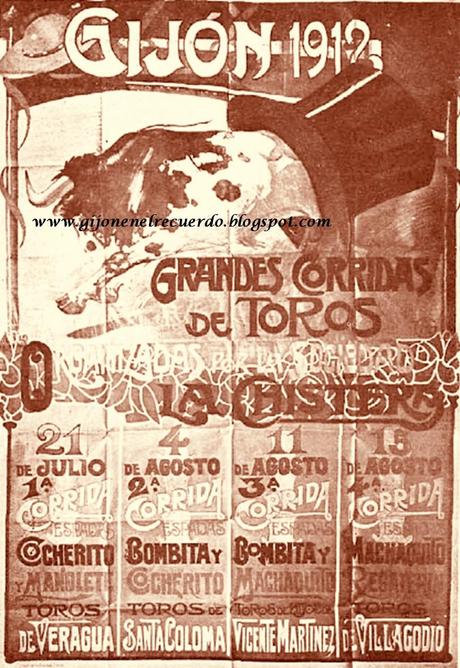 Gijón en fiestas. 1912