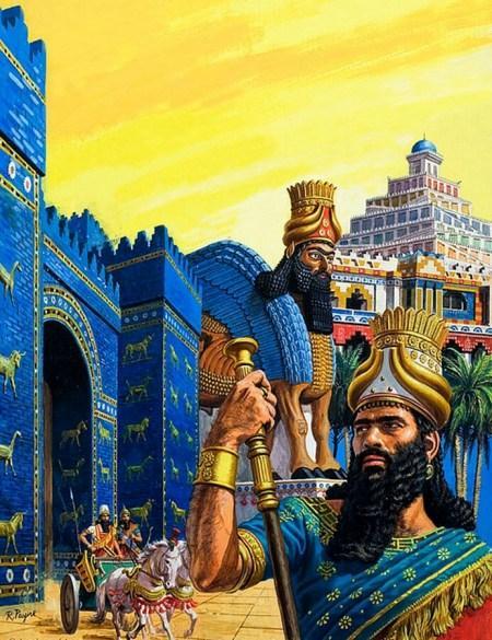 El rey neo-babilonio Nabucodonosor II