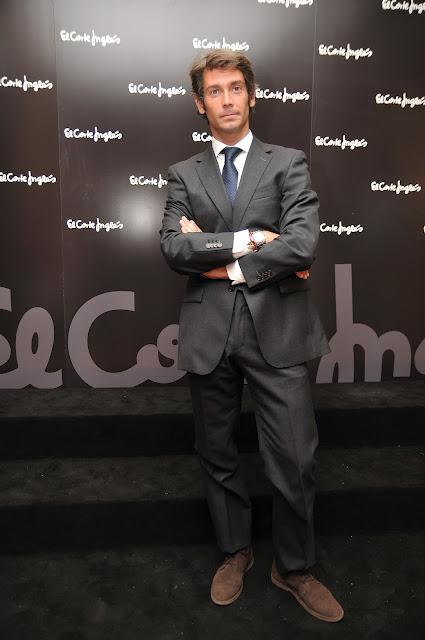 Alex González, Sebastián Palomo Danko y Álvaro Bultó presentan los nuevos uniformes masculinos de El Corte Inglés.