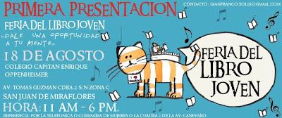 Feria del Libro Joven este 18 de Agosto