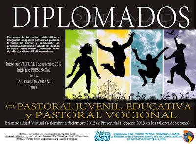 DIPLOMADOS EN PASTORAL JUVENIL, EDUCATICA Y VOCACIONAL